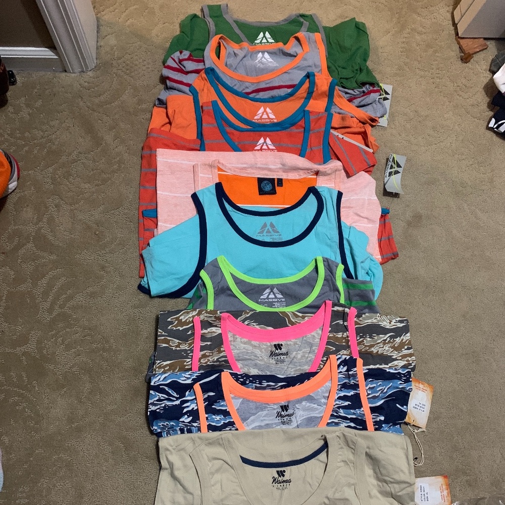 New with tags bundle of men’s tank tops (10)